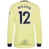 Officiële Voetbalshirt Arsenal Willian 12 Uit 2021-22 Lange Mouw - Heren